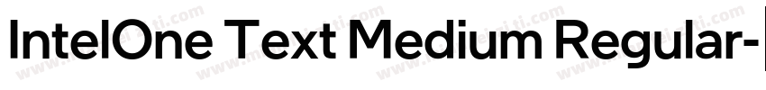 IntelOne Text Medium Regular字体转换
